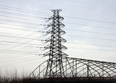 1000KV 4 লেগড ইস্পাত জাল কিউ 235 বি বৈদ্যুতিক পাওয়ার টাওয়ার