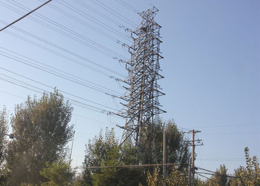 S235JR উচ্চ টেনশন বৈদ্যুতিক টাওয়ার, 10 - 1000KV উচ্চ ভোল্টেজ ট্রান্সমিশন লাইন টাওয়ার