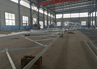 S235JR উচ্চ টেনশন বৈদ্যুতিক টাওয়ার, 10 - 1000KV উচ্চ ভোল্টেজ ট্রান্সমিশন লাইন টাওয়ার