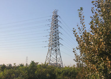 1000KV 4 লেগড ইস্পাত জাল কিউ 235 বি বৈদ্যুতিক পাওয়ার টাওয়ার